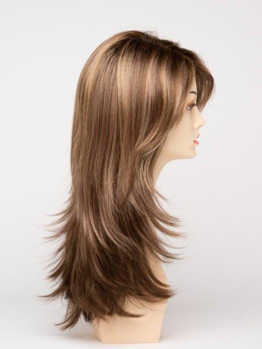 TOASTED SESAME | Medium Brown roots with overall Warm Cinnamon base and Golden Blonde hightlights
