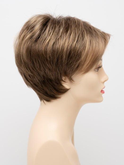 TOASTED SESAME | Medium Brown roots with overall Warm Cinnamon base and Golden Blonde hightlights