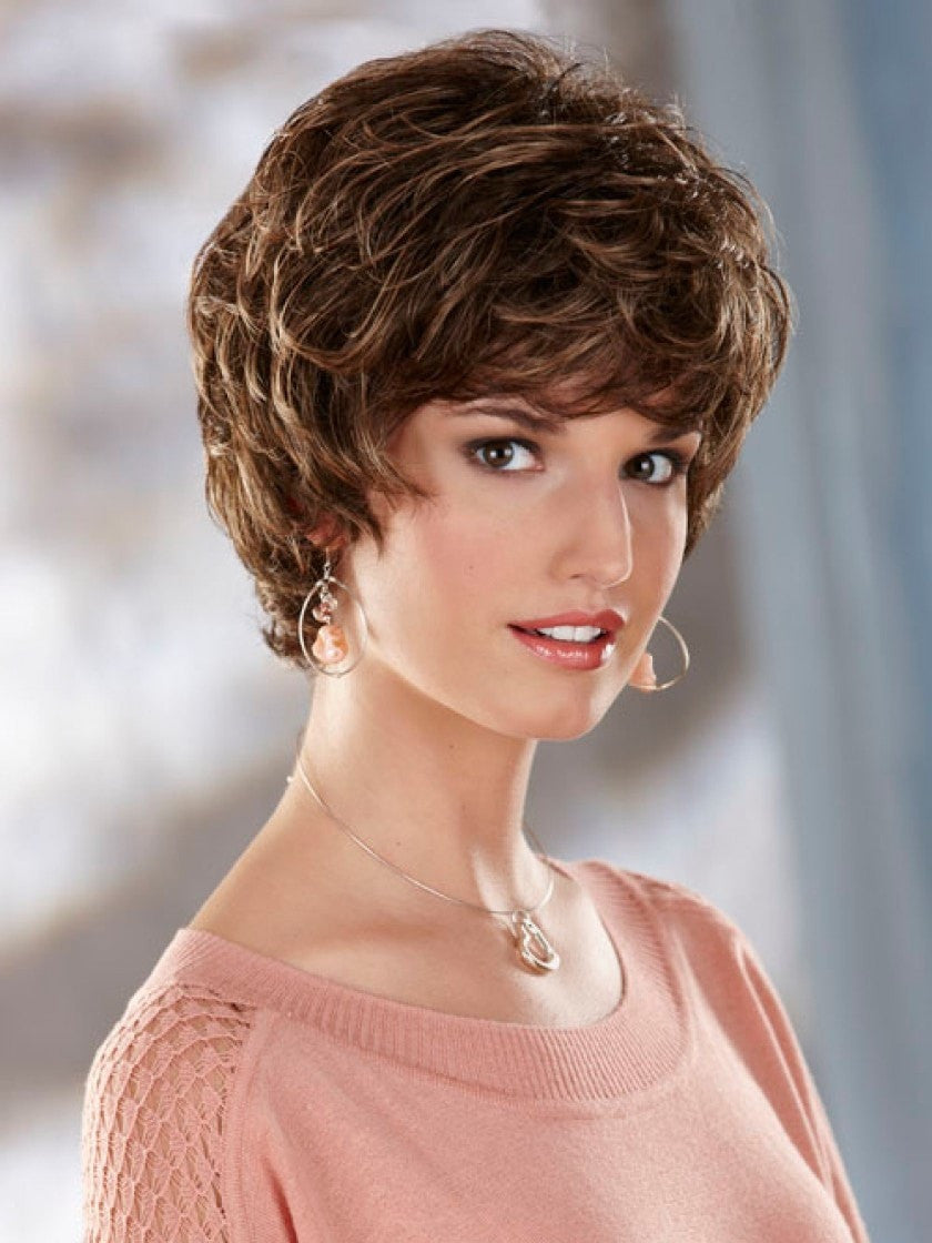 Color 7H = CHOCOLATE BROWN WITH CARAMEL HIGHLIGHTS | Kara by Henry Margu