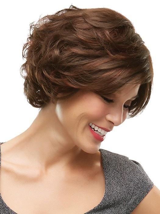 Layers and fullness look amazing on all face shapes | Color: 6/33
