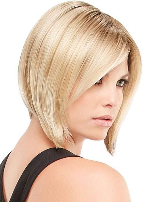 VICTORIA by Jon Renau in 12FS8 SHADED PRALINE| Medium Natural Gold Blonde, Light Gold Blonde, Pale Natural Blonde Blend, Shaded with Dark Brown