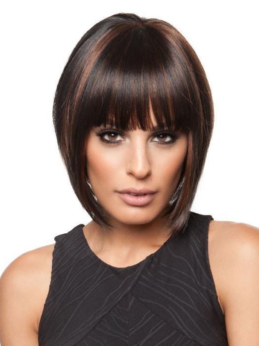 Linda by Jon Renau: Color 1BRH30 Chocolate Pretzel (Off Black w/ 33% Golden Red Highlights)
