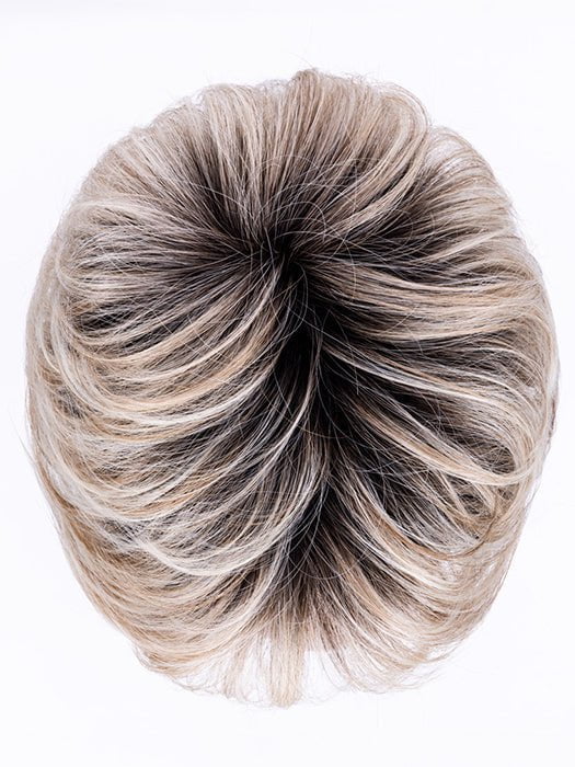 CHAMPAGNE ROOTED 22.25.20 | Light Neutral Blonde, Lightest Golden Blonde, and Light Strawberry Blonde Blend with Shaded Roots