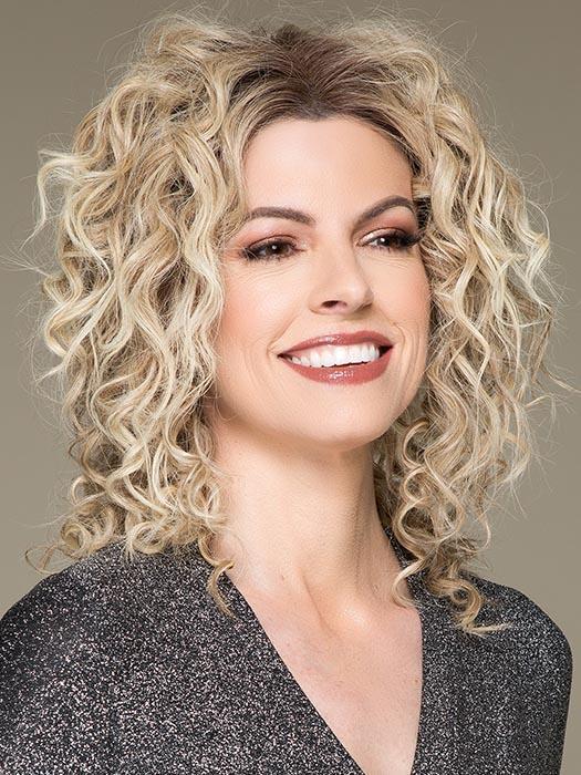 JENNIFER by JON RENAU in FS17/101S18 PALM SPRINGS BLONDE | Lt Ash Blonde w/ Pure White Natural Violet, Shaded w/ Dk Natural Ash Blonde