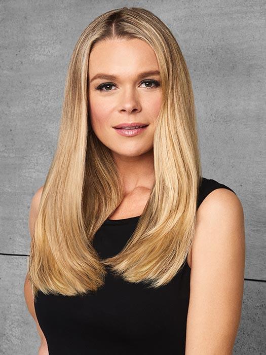 16" INVISIBLE EXTENSION by Hairdo in R14/88H GOLDEN WHEAT | Dark Blonde Evenly Blended with Pale Blonde Highlights