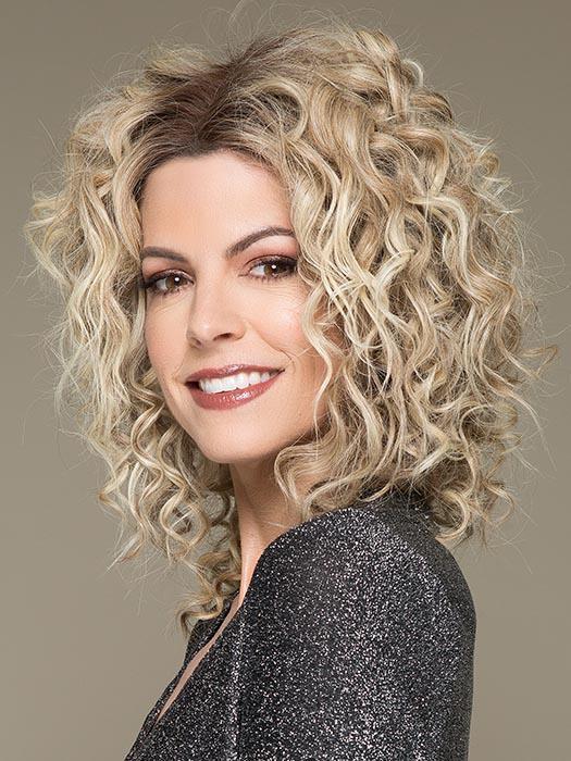 JENNIFER by JON RENAU in FS17/101S18 PALM SPRINGS BLONDE | Lt Ash Blonde w/ Pure White Natural Violet, Shaded w/ Dk Natural Ash Blonde