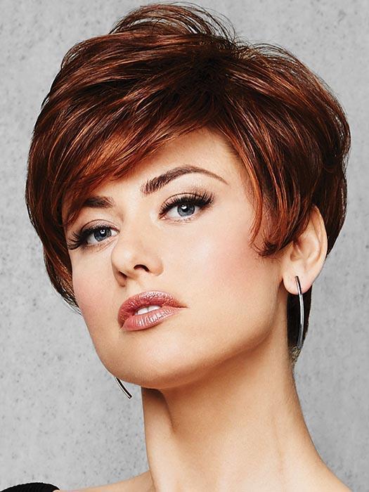 Generous length in the front and top plus precision textured layering throughout give a contemporary accent to the popular, no-fuss boy cut