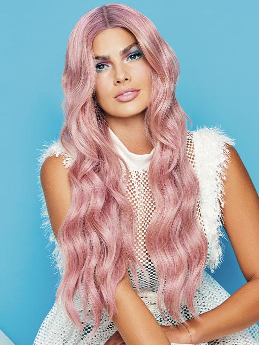 LAVENDER FROSE by Hairdo in LAVENDER-FROSE | Frosty Rose Pink with Pale Purple Roots