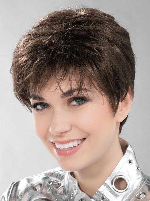 SIDE by ELLEN WILLE in CHOCOLATE MIX | Medium to Dark Brown base with Light Reddish Brown highlights