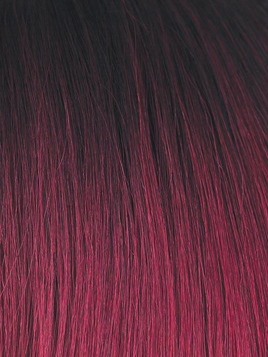 PLUM-DANDY | Blend of Burgundy and Subtle Plum with Dark Brown Roots