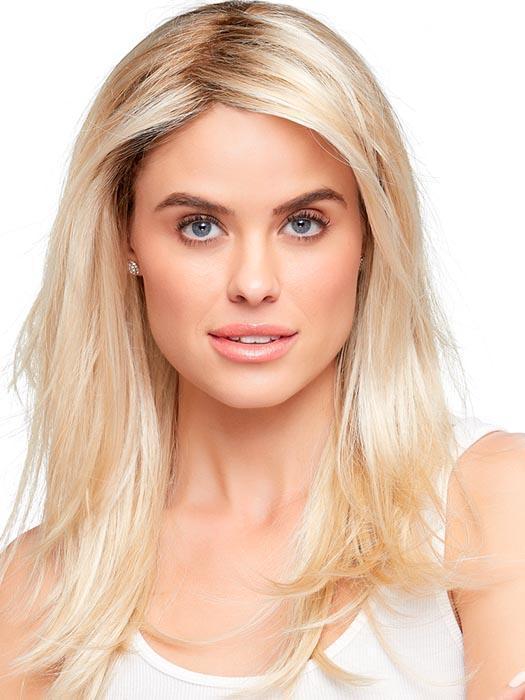 ALESSANDRA by JON RENAU in FS24/102S12 LAGUNA BLONDE | Lt Gold Brown w/ Pale Natural Gold Blonde Blend, Shaded w/ Med Brown