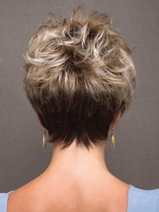 DREW by Noriko in CREAMY TOFFEE R | Rooted Dark Blonde Evenly Blended with Light Platinum Blonde and Light Honey Blonde