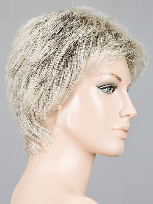 LIGHT CHAMPAGNE ROOTED 23.24.1001 | Lightest Pale Blonde and Lightest Ash Blonde Winter White Blend and Shaded Roots