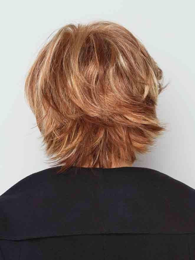 Flipped layers with wispy ends | Color: R29S+