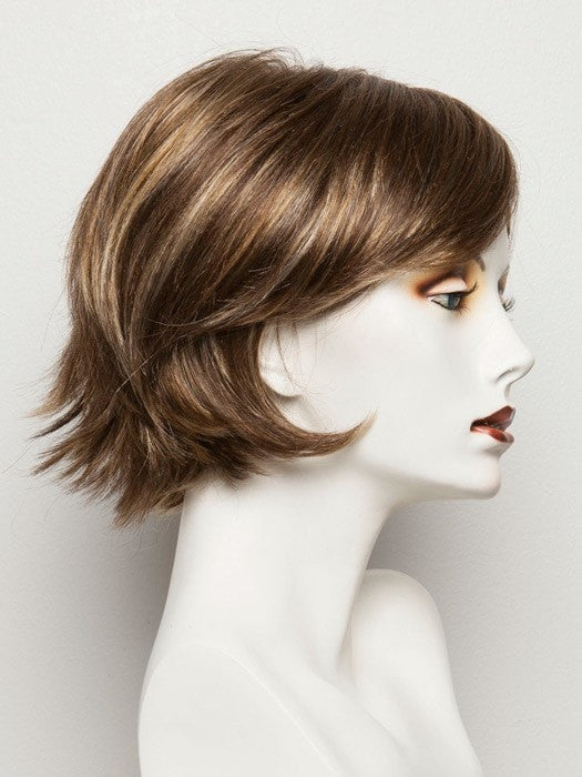 R11S+ Glazed Mocha Medium Brown with Golden Blonde highlights