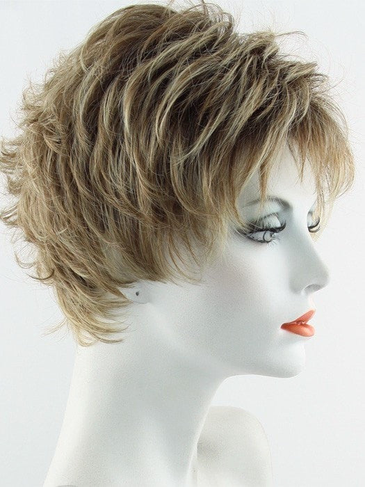 Color RL14/22SS Shaded Wheat=Reddish Blonde w/ Light Blonde Highlights and Medium Brown Roots