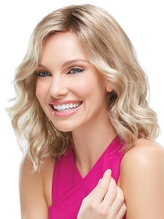 SCARLETT by Jon Renau in 12FS8 SHADED PRALINE | Light Gold Brown, Light Natural Gold Blonde and Pale Natural Gold-Blonde Blend, Shaded with Medium Brown