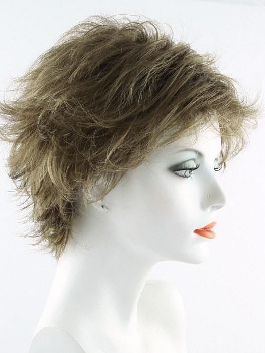 16HL10 Dark Ash Blonde with Golden Brown Highlights