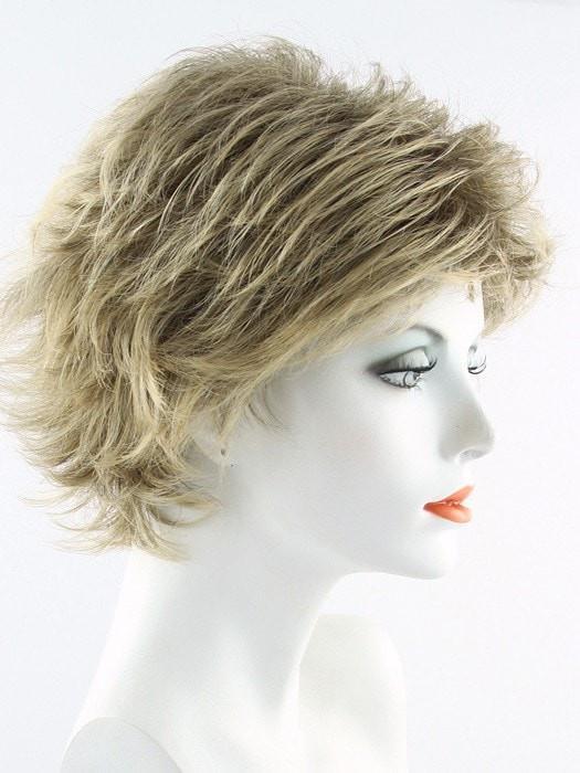 24B/18T Golden Blonde Blended with Ash Blonde, Ash Blonde Tips