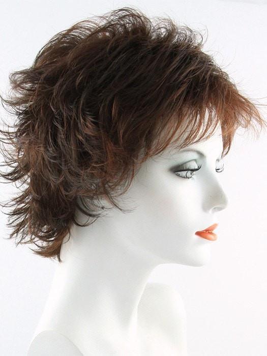 GINGER-BROWN Medium Golden Brown with Auburn Highlights