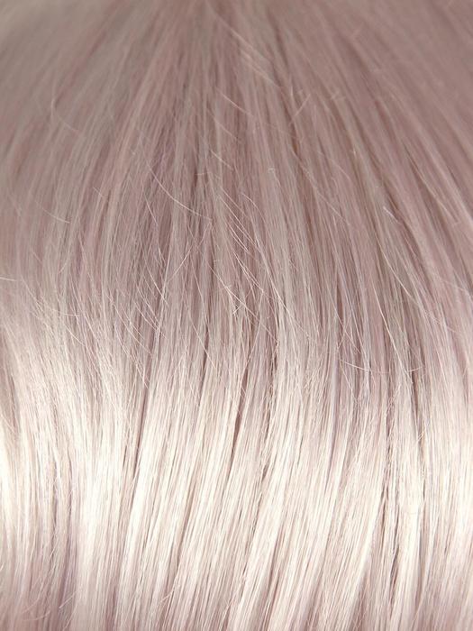 PASTEL-PINK | Cool silver blonde front and base with subtle whisper pink highlights