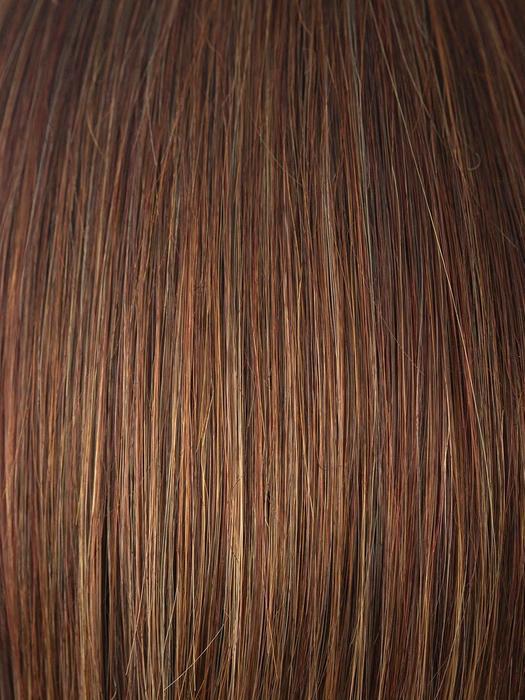 RUSTY-RED | Medium reddish brown base with light reddish highlights