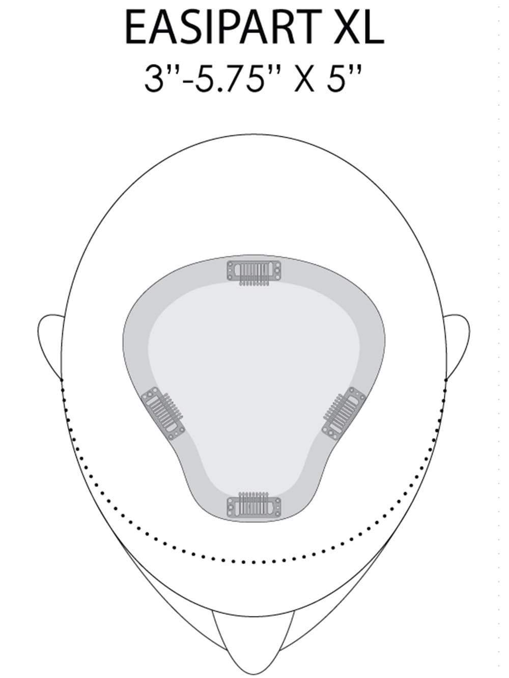 5.75” W | 3”x5” L | BASE DIMENSIONS