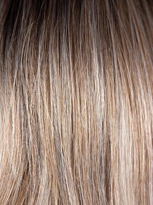 MELTED-MARSHMALLOW | Subtly Warm Dark Sandy Blonde blend with Medium Brown roots and Light Ash Blonde tips and highlights