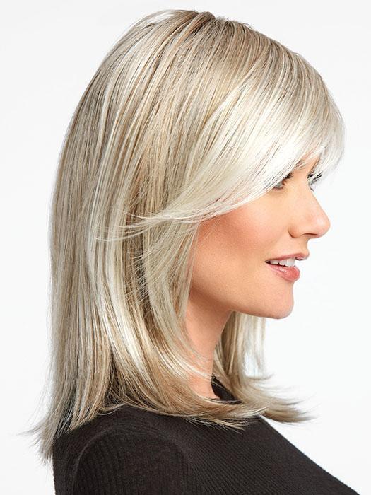 Extended Temple-to-temple sheer lace front for off-the-face styling