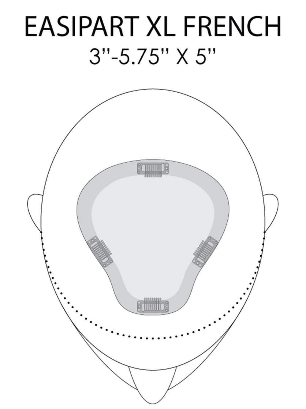 5.75” W | 3”x5” L | BASE DIMENSIONS