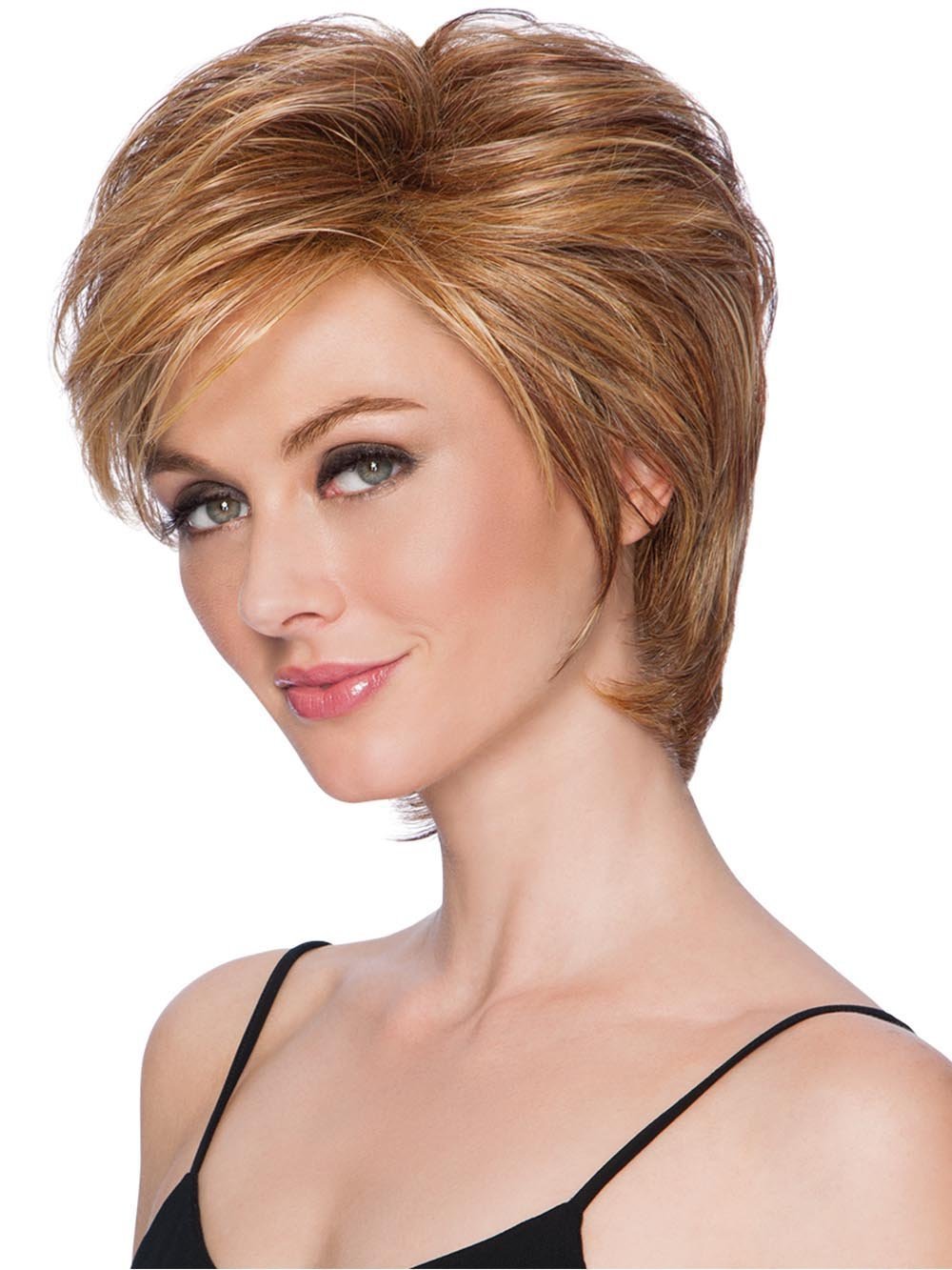 Comb the sides forward to frame the face or brush them back for a more sophisticated look