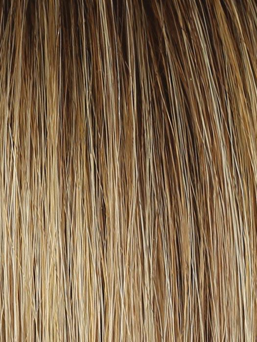 RL14/25SS | Shaded Honey Ginger | Dark Blonde Evenly Blended with Medium Golden Blonde With Dark Roots