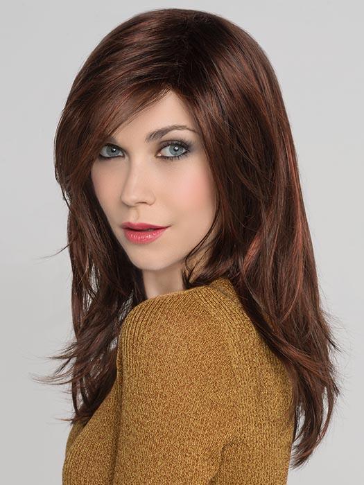 VOGUE by ELLEN WILLE in DARK AUBURN MIX | Dark Auburn, Bright Copper Red, and Dark Brown Blend (Discontinued Color)