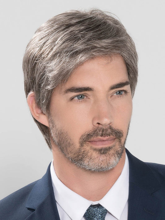 GEORGE 5 STARS 2.0 Men's Wig by ELLEN WILLE in M46S | Light Chestnut Brown with 75% Gray