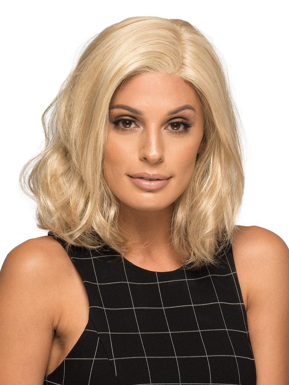 CHLOE by ENVY MEDIUM BLONDE | Soft Golden Blonde with Champagne Blonde highlights