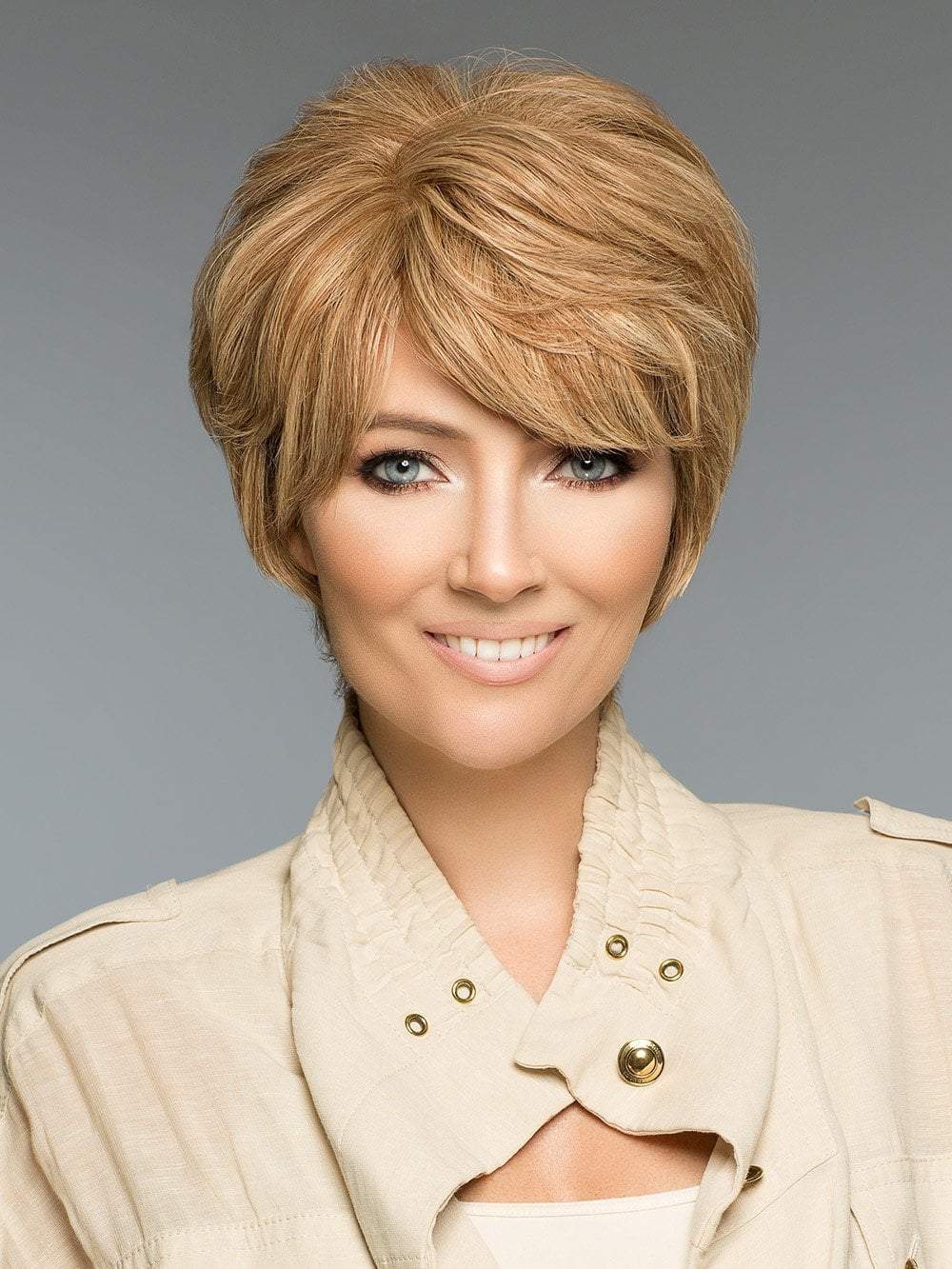 PETITE LORI H-MONO by WIG PRO in 6/30T | Medium Chestnut Brown tipped with Russet