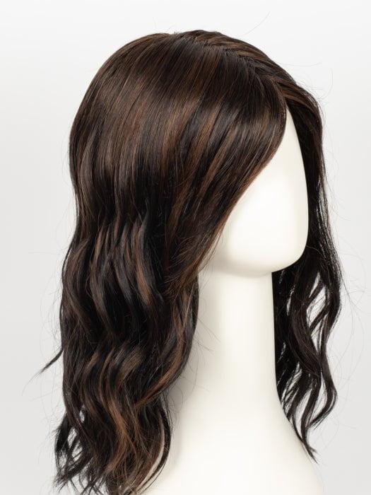 1BRH30 | CHOCOLATE PRETZEL | Off Black with 33% Golden Red Highlights