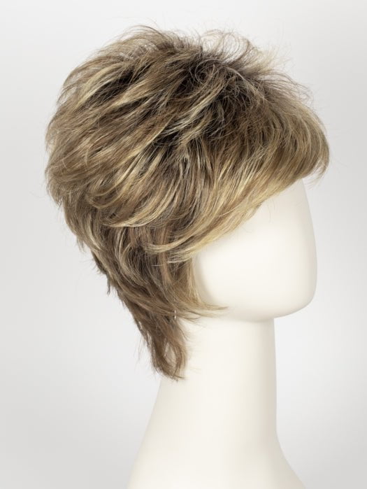 RH12/26RT4 | Light Brown w/Fine Golden Blonde Highlights And Dark Roots