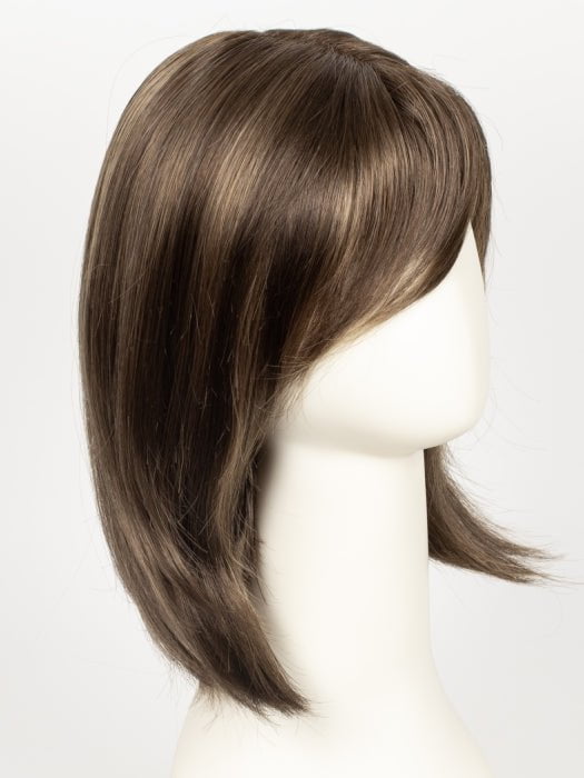 8RH14 HOT COCOA  | Medium Brown  with 33% Medium Natural Blonde Highlights