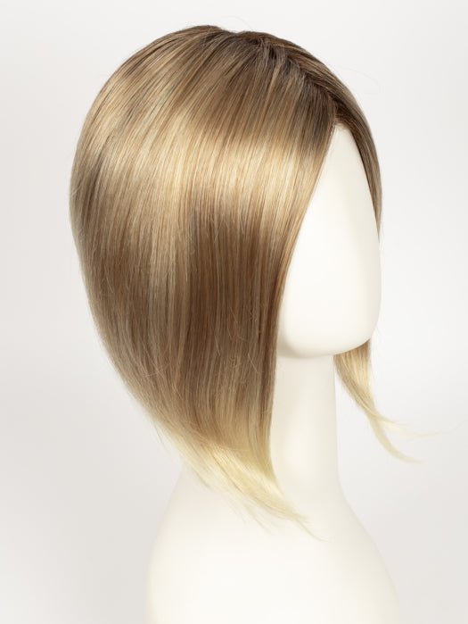 27T613S8  | Medium Natural Red-Gold Blonde and Pale Natural Gold Blonde Blend and Tipped, Shaded with Medium Brown