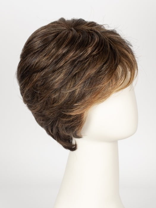 R829S GLAZED HAZELNUT | Rich Medium Brown with Ginger Highlights on Top