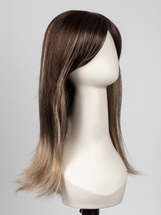 S8-18/26RO FAWN | Cascading Ombre Shade | Rich Dark Brown Roots blend with Honey and Platinum Blonde Hues at the Tips