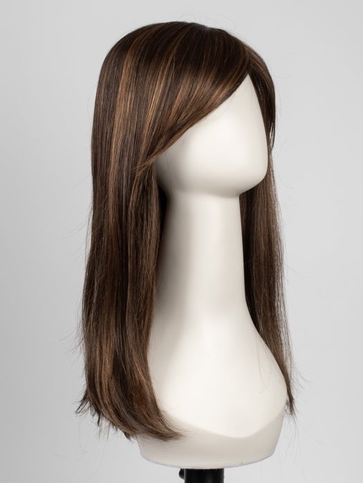 6F27 CARAMEL RIBBON  | Dark Brown with Light Red-Gold Blonde Highlights and Tips