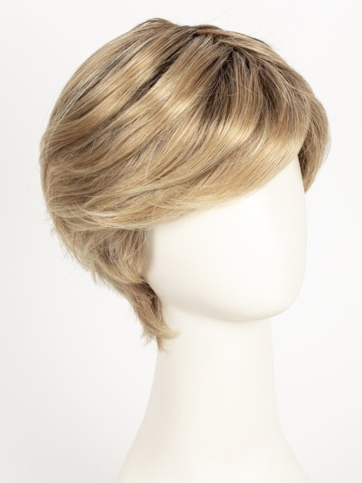 27T613S8 | Medium Red-Gold Blonde and Pale Natural Gold Blonde Blend, Shaded with Medium Brown