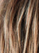 LIGHT BERNSTEIN ROOTED | Light Auburn, Light Honey Blonde, and Light Reddish Brown blend and Dark Roots