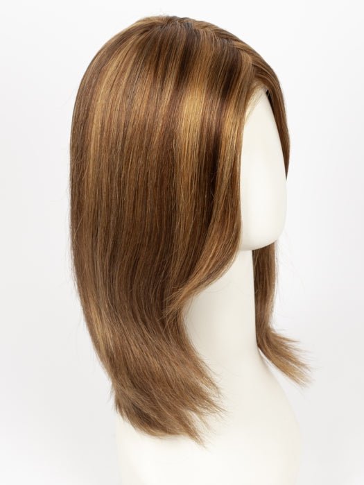 6F27 CARAMEL RIBBON | Dark Brown with Light Red-Gold Blonde Highlights and Tips