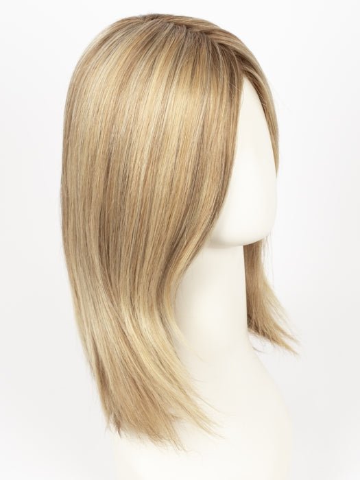 12FS12 MALIBU BLONDE | Lt Gold Brown, Lt Natural Gold Blonde & Pale Natural Gold-Blonde Blend, Shaded w/ Lt Gold Brown