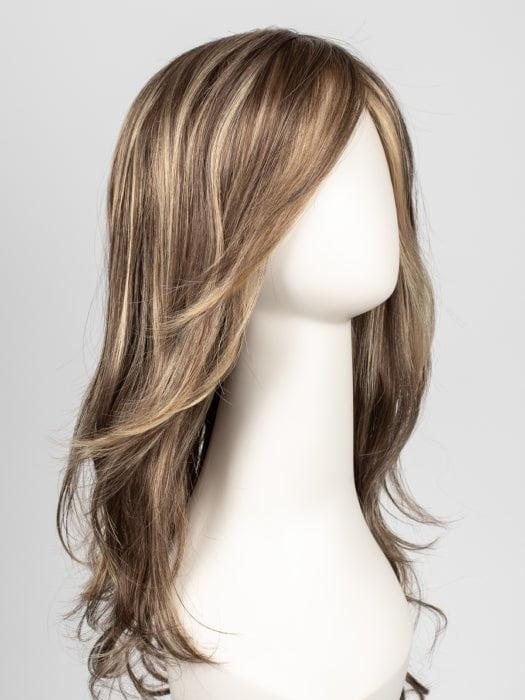 R11S GLAZED MOCHA | Warm Medium Brown with Golden Blonde Highlights on Top