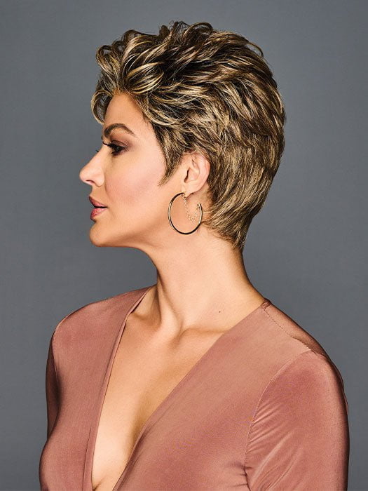 The heat-friendly Tru2Life fiber can be curled for volume or flat ironed for a sleek look