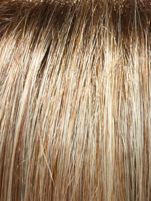 14/26S10  | Light Gold Blonde and Medium Red-Gold Blonde Blend, Shaded with Light Brown